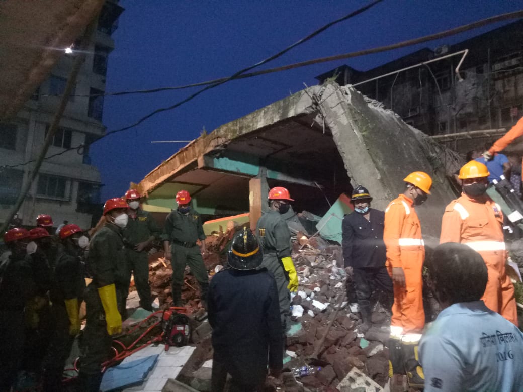 Building Crash In Thane IANS