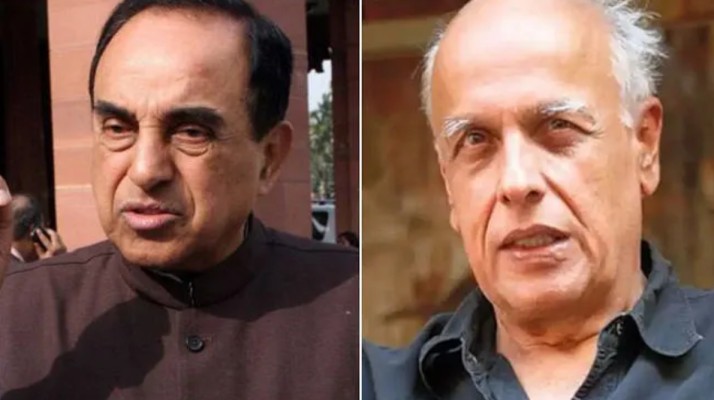 Subramaian Swamy and Mahesh Bhatt