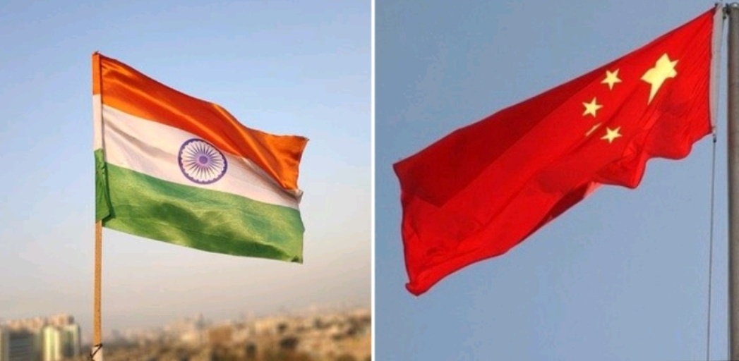 India China Flag
