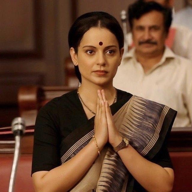 Kangana as Jaya In Thalaivi