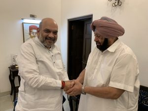 Amarinder Singh Meets Amit Shah