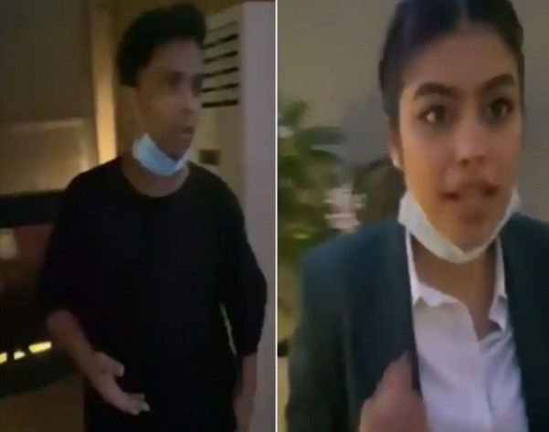 Staff of a Delhi hotel which did not allow a woman entry for wearing Saree