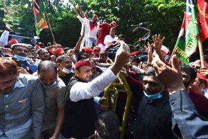 Akhilesh Yadav arrested