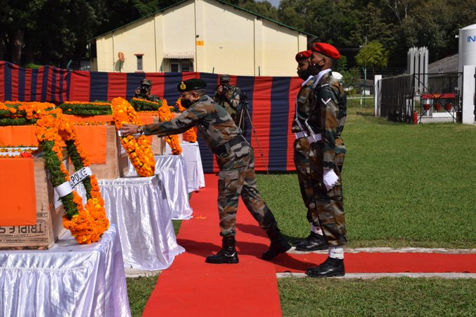 Army paid rich tributes to fallen soldiers