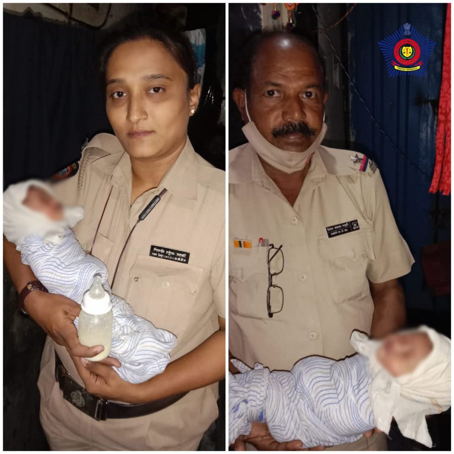 Baby saved from drain in Mumbai