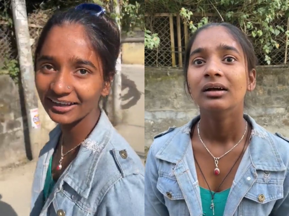 Girl begging in Nepal speaks fluent english (1)