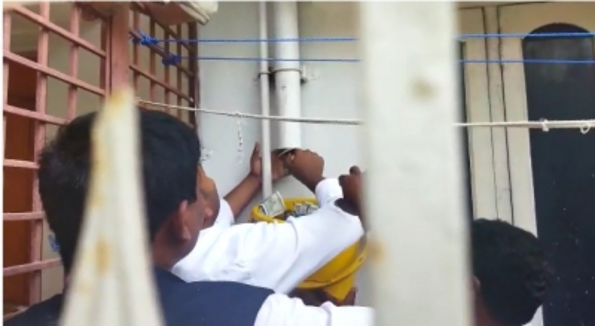 Raid Cash Hidden In Drain Pipe