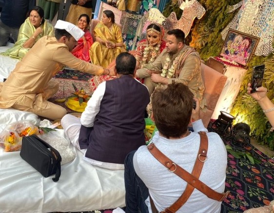 Tajeshwi Yadav marries friend Rachel