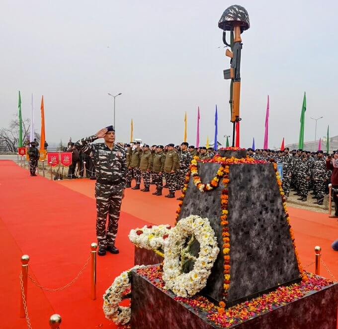 CRPF pays tribute to fallen soldiers of Pulwama
