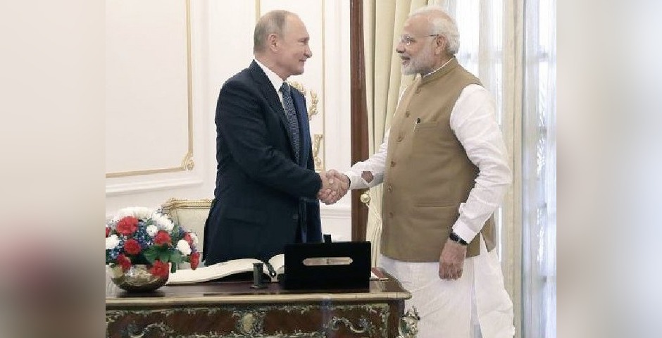 Narendra Modi and Putin