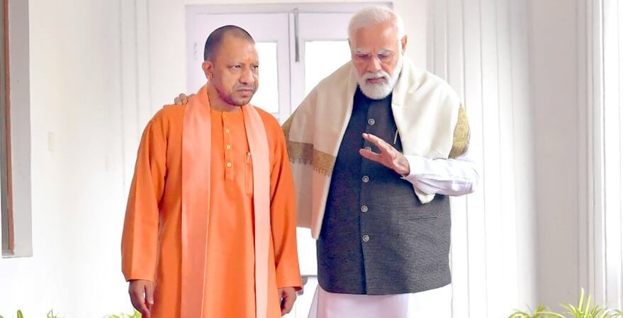 Narendra Modi and Yogi Adityanath