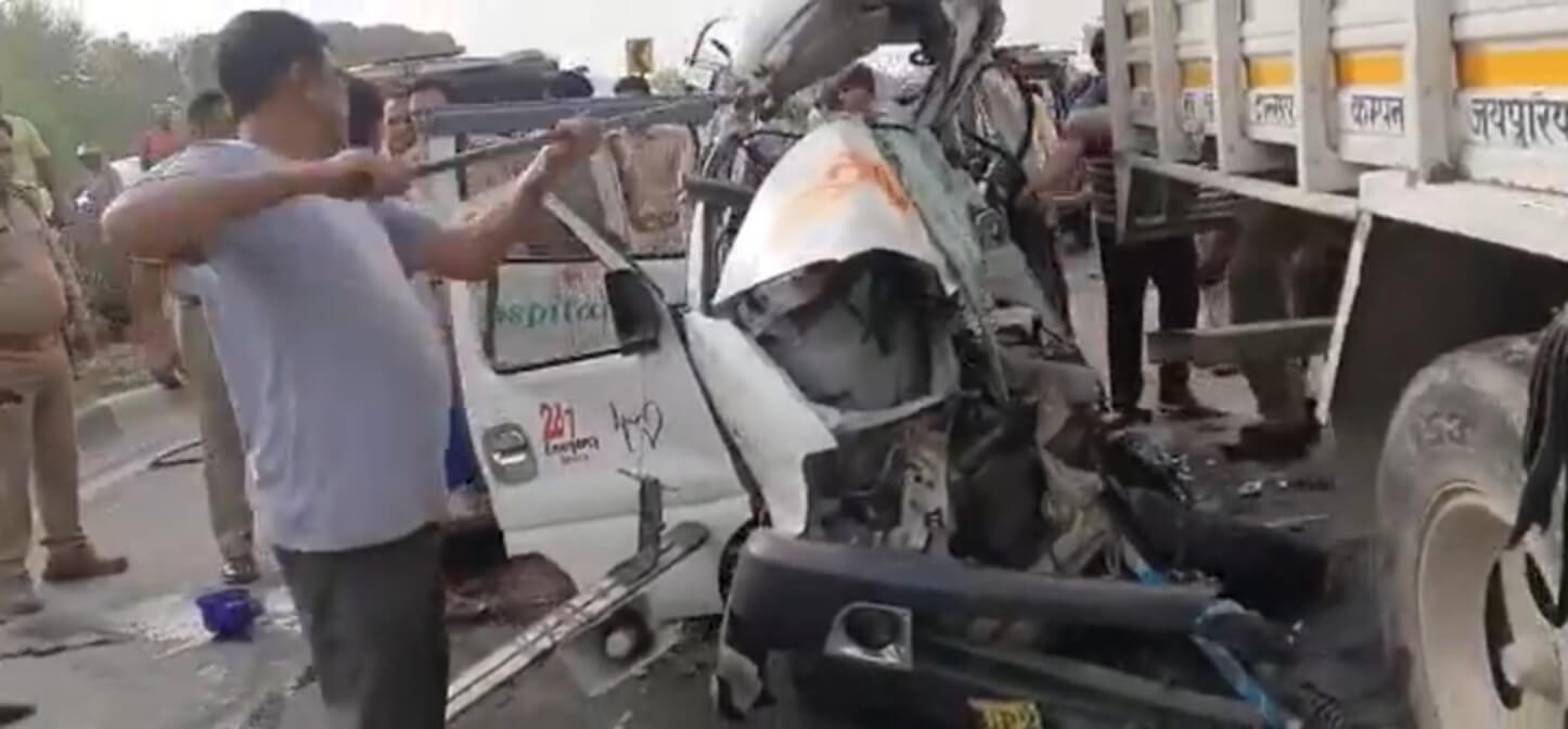 Accident in Bareilly seven killed (1)