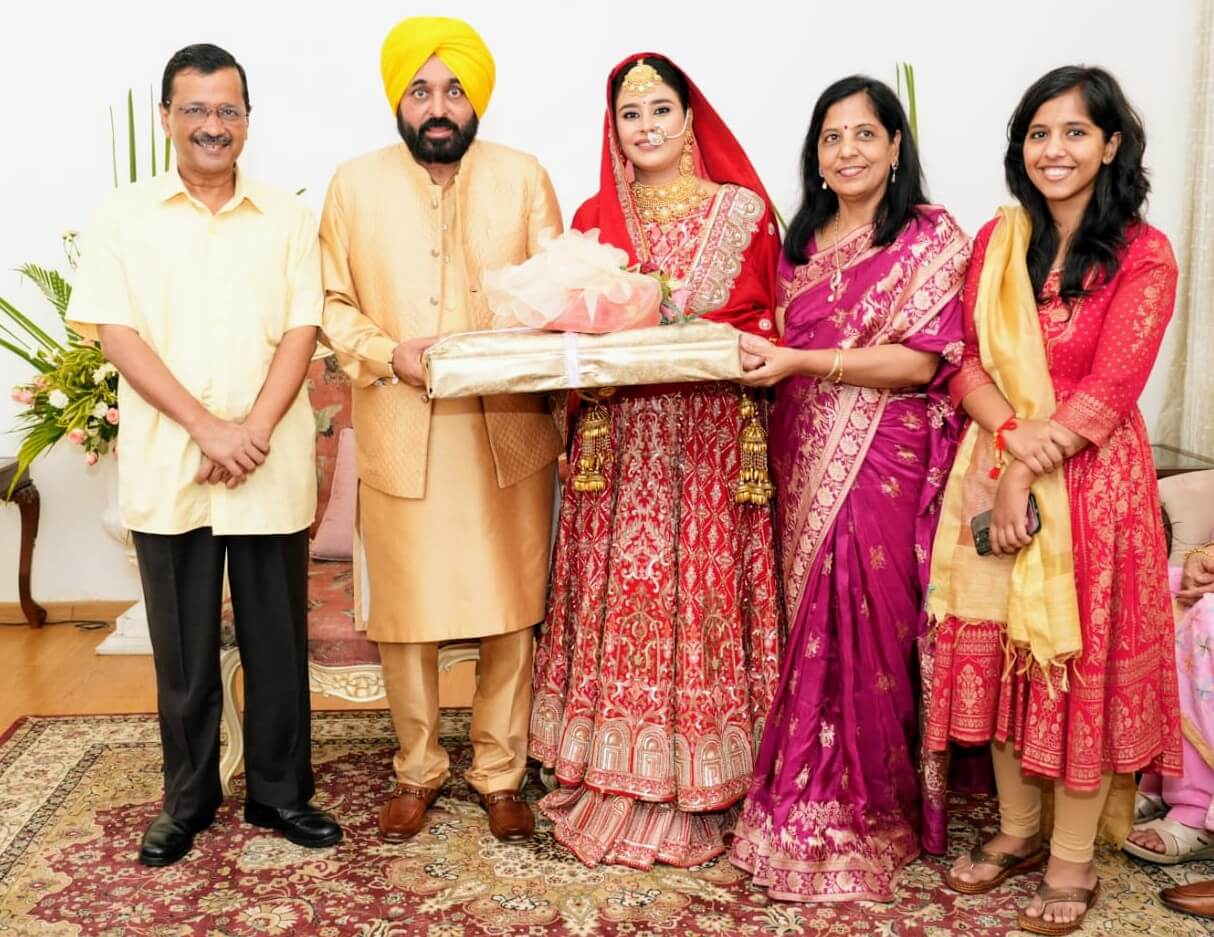 Bhagwant Mann and Dr Gurpreet Kaur 3