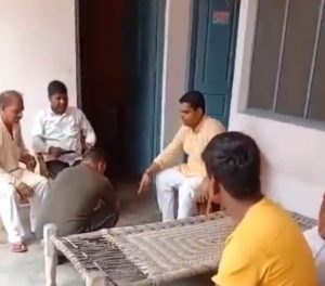 Dalit man thrashed by village head Muzaffarpur UP (1)