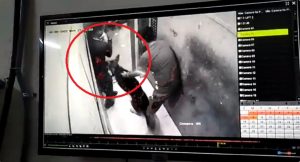 Dog bites delivery boy in lift in Noida (1)