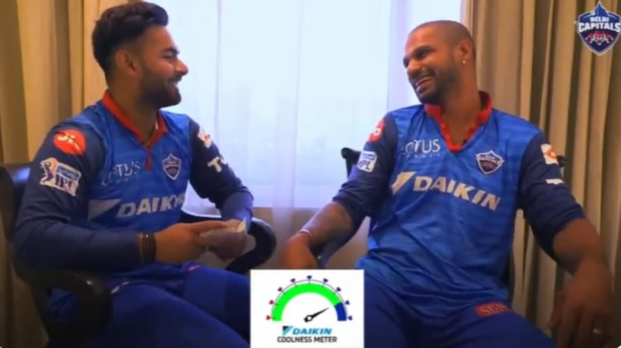 Rishabh Pant and Shikhar Dhawan (1)
