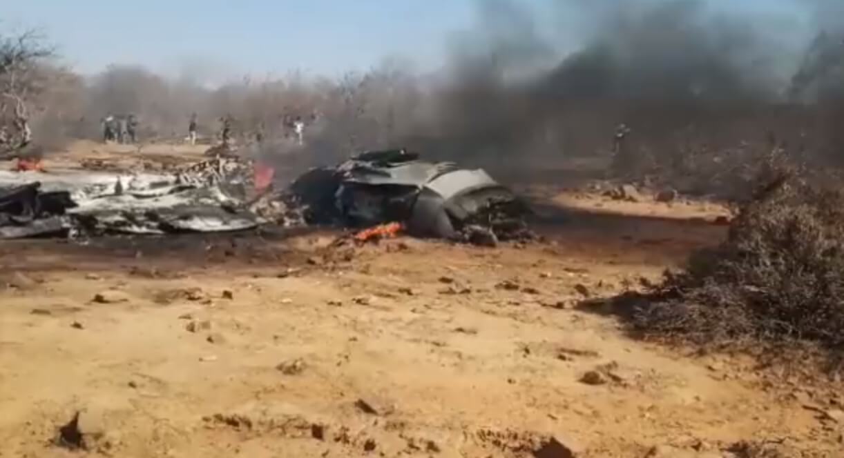 Air Force 2 fighter jets crash in Morena (1)