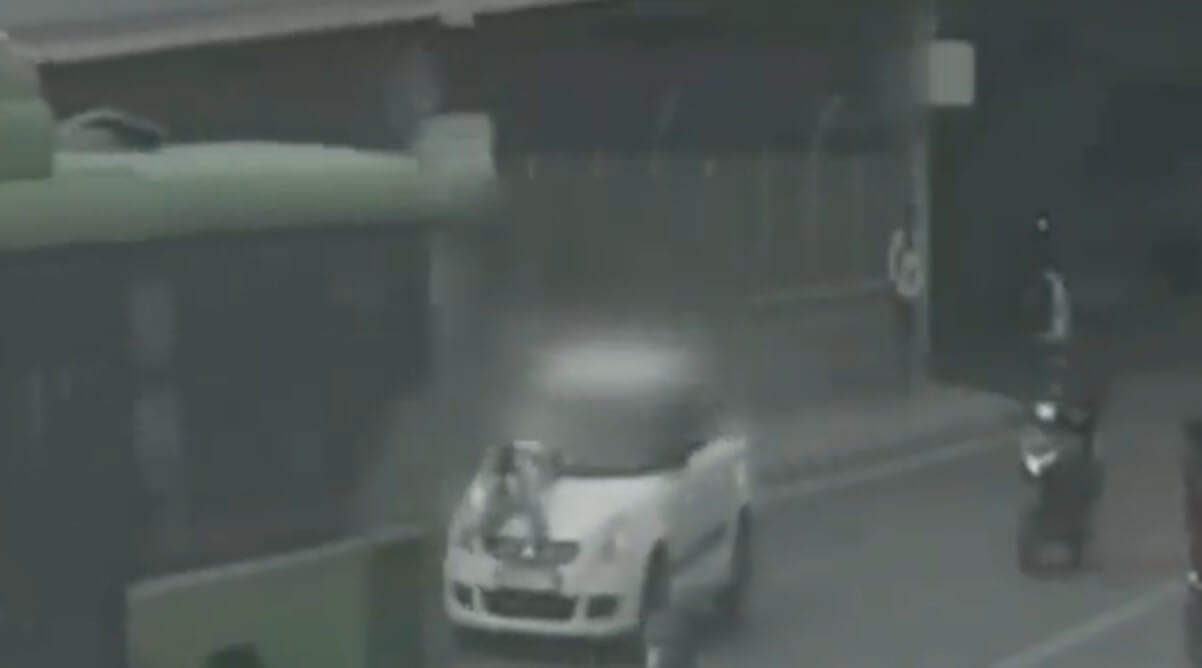 Hit and Run in Rajouri Garden Delhi (1)