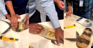 Gold hidden in slippers (1)