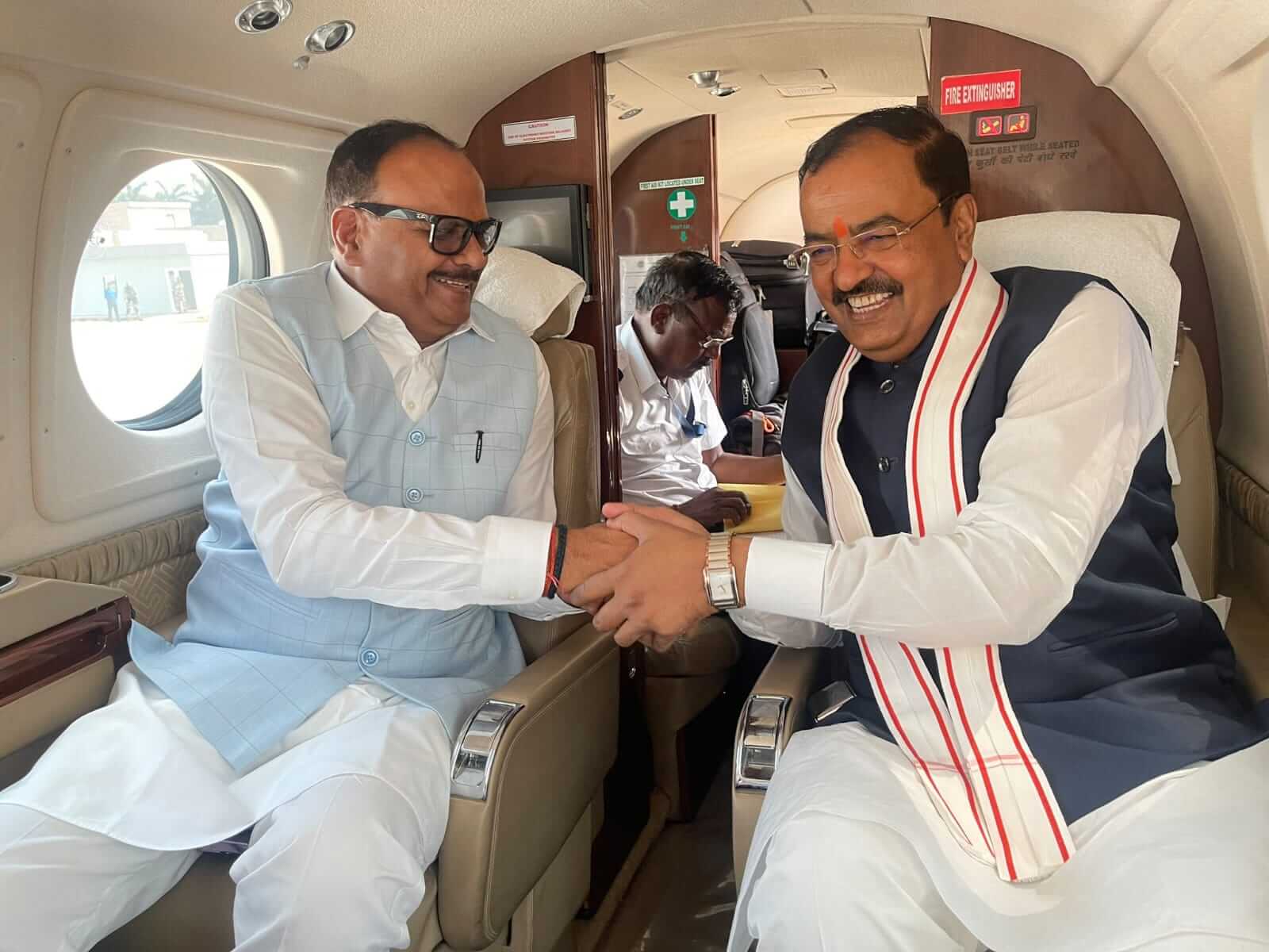 Keshav Prasad Maurya and Brijesh Pathak Deputy CMs