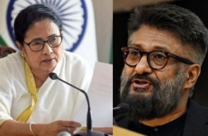 Mamat Banerjee and Vivek Agnihotri IANS (1)