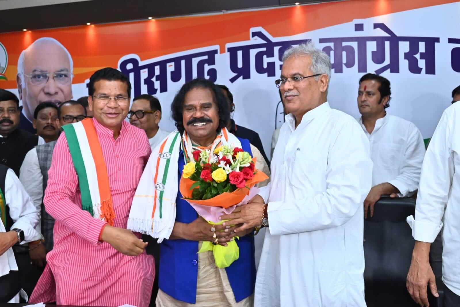 Nand Kumar Sai quits BJP joins Congress