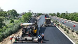 Road construction Ghaziabad Aligarh Highway