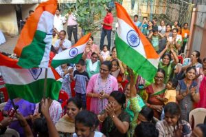 Celebrations after Chandrayaan 3 lands successfully on Moon (1)