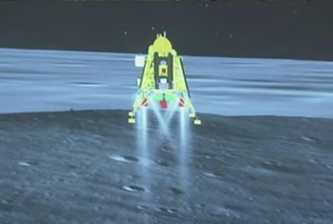 Chandrayaan 3 lands on Moon (1)