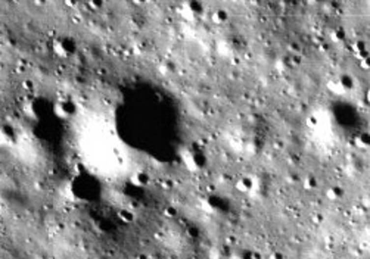 First image of South pole of moon 1 (1)