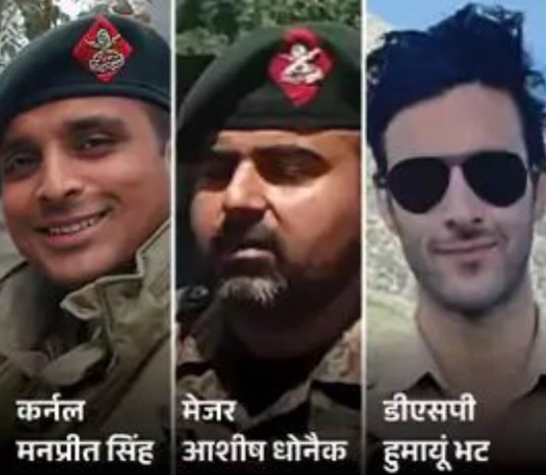 Three officers martyred in Kashmir (1)