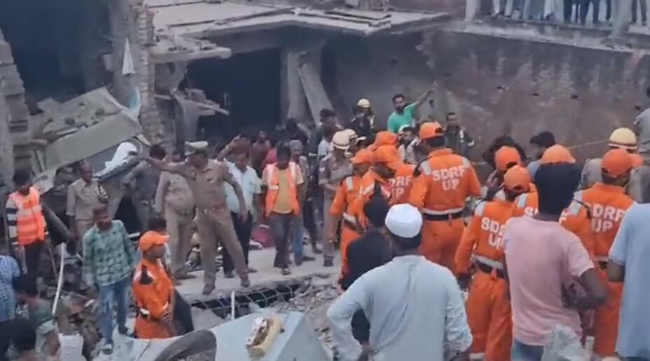 building collapses in Barabanki (1)