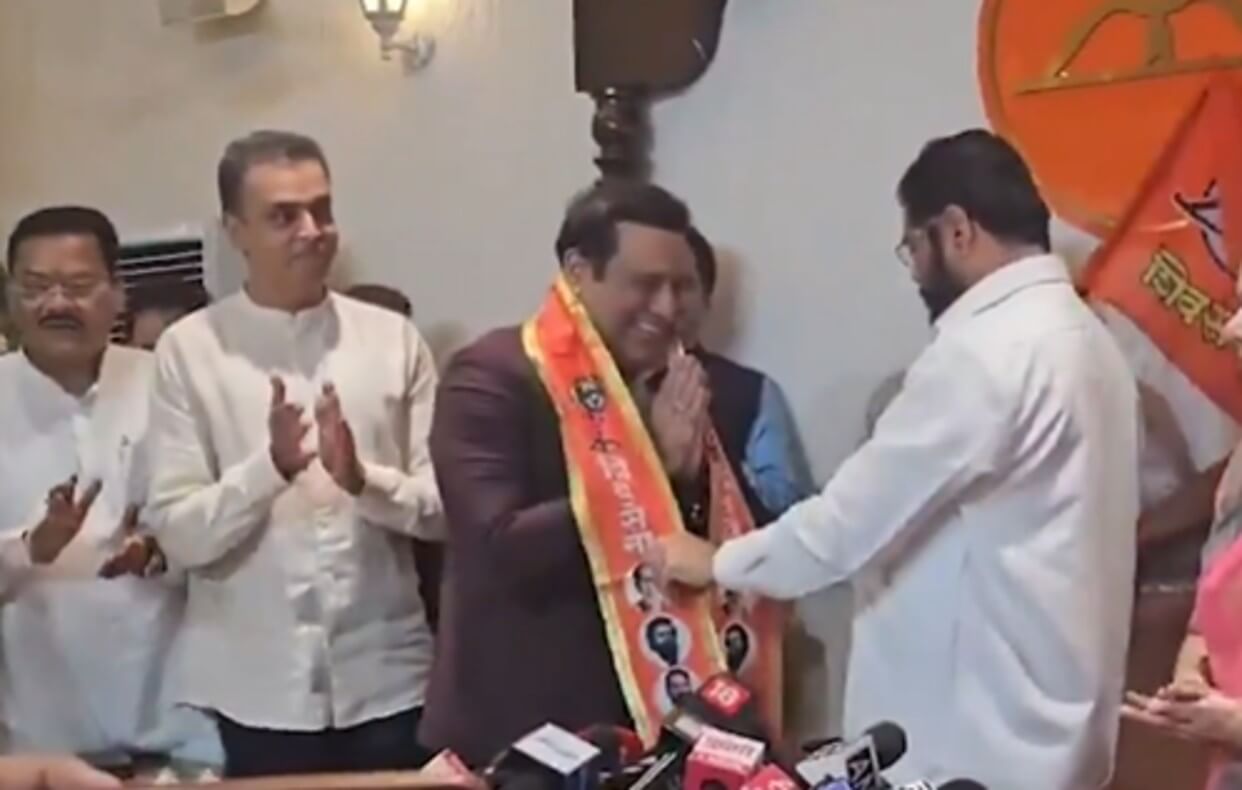 Govinda joins Shiv Sena (1)