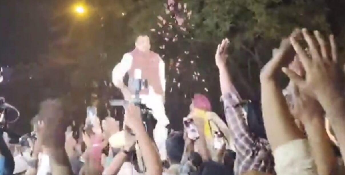 Sanjay Singh Walks out of jail (1)