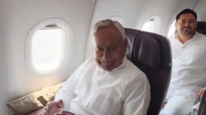 Nitish and Tejashwi In Same Flight June 5 (1)
