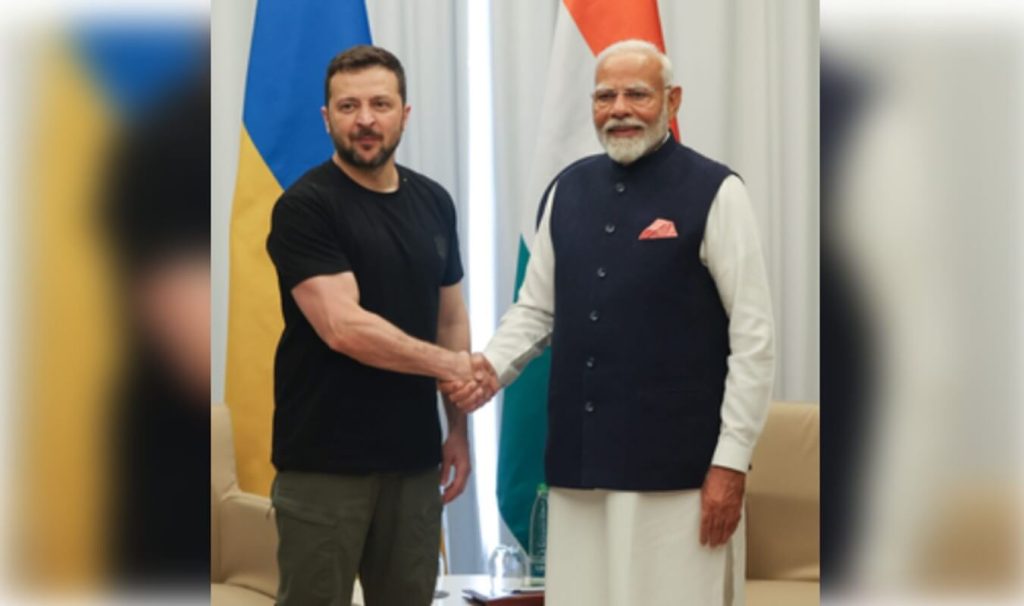 PM Modi and Ukraine President Zelensky (1)