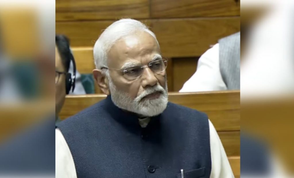 PM Modi In Lok Sabha IANS (1)