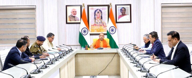 CM Yogi holds meeting with officials (2) (1)