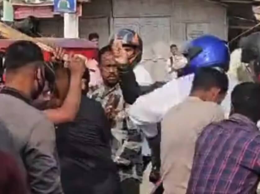 Congress MP attacked In Assam (1)