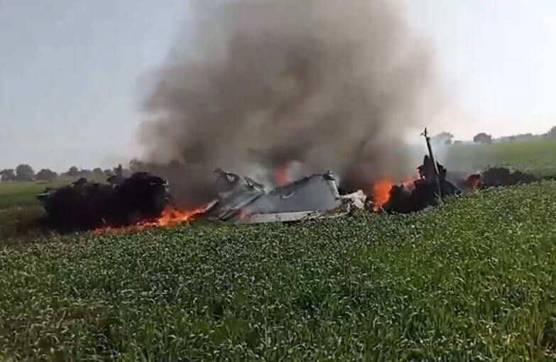 airforce plane crash in shivpuri (1)