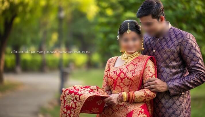 Indian Bride and Bridegroom AI Photo Deposit Photos (1)