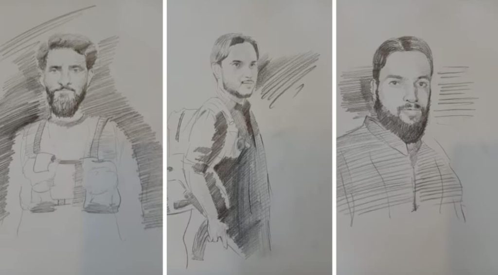 sketch of three terrorists Pahalgam (1)