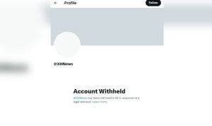 Chinese state media X account withheld in India (1)