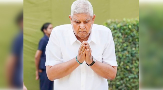 Jagdeep Dhankar IANS