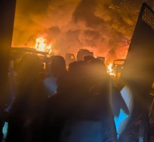 blast in police station in Kashmir