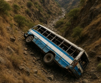 bus falls into ravine ChatGPT Image Nov 24, 2025, 05_15_00 PM