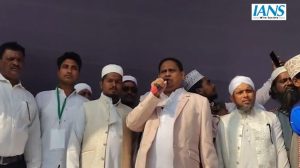 Humayun Kabir lays foundation stone of Babri Masjid (1)