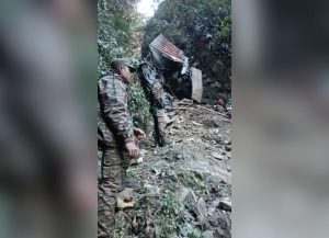 truck falls into gorge in Arunanchal (1)