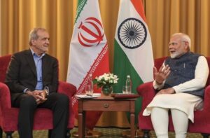 PM Modi and Iran President (1)