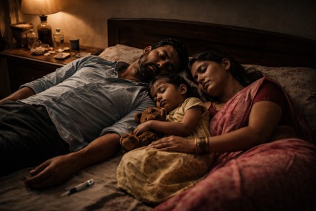 SLEEPING FAMILY